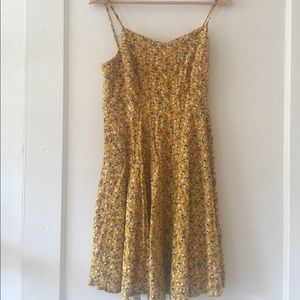 Yellow floral Old Navy dress